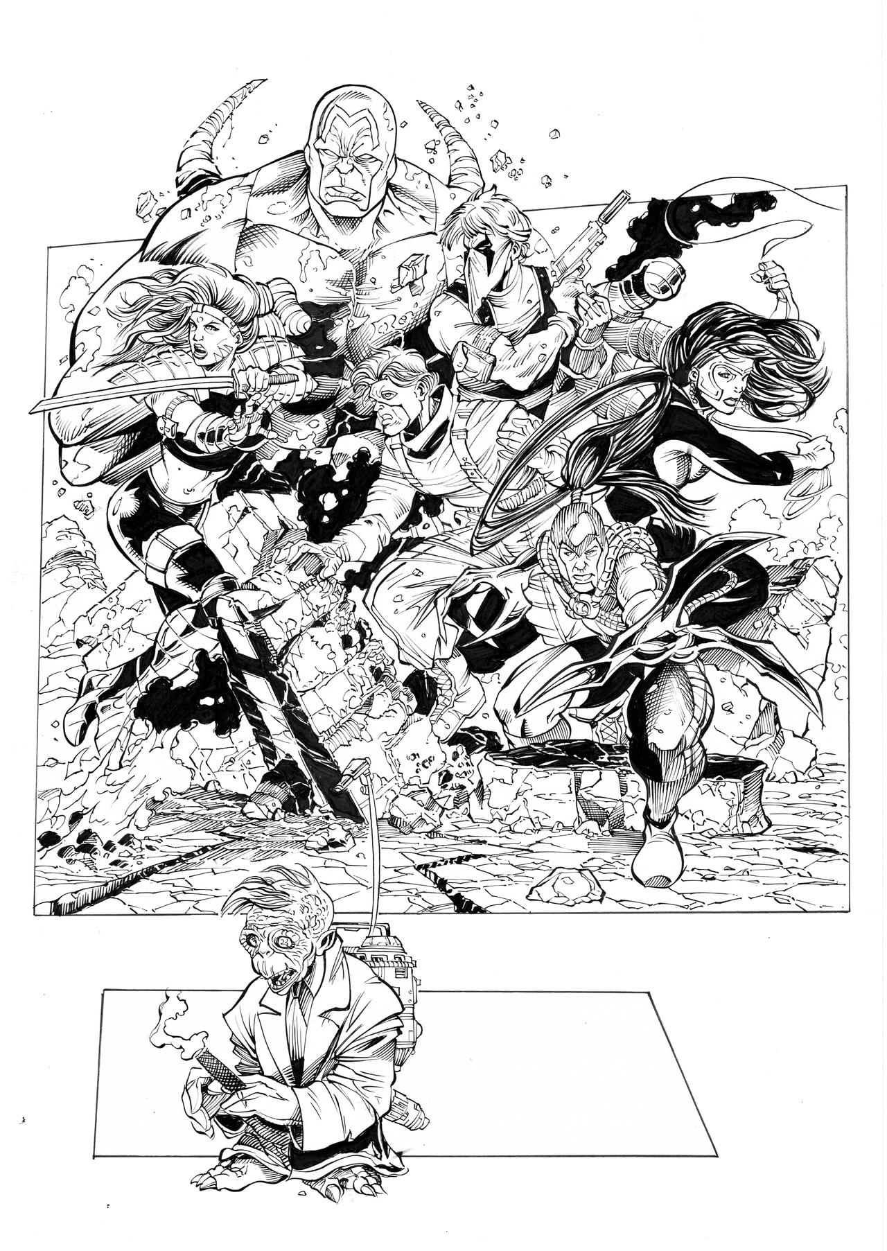 Wildcats By Andres Guinaldo inks by Curiel