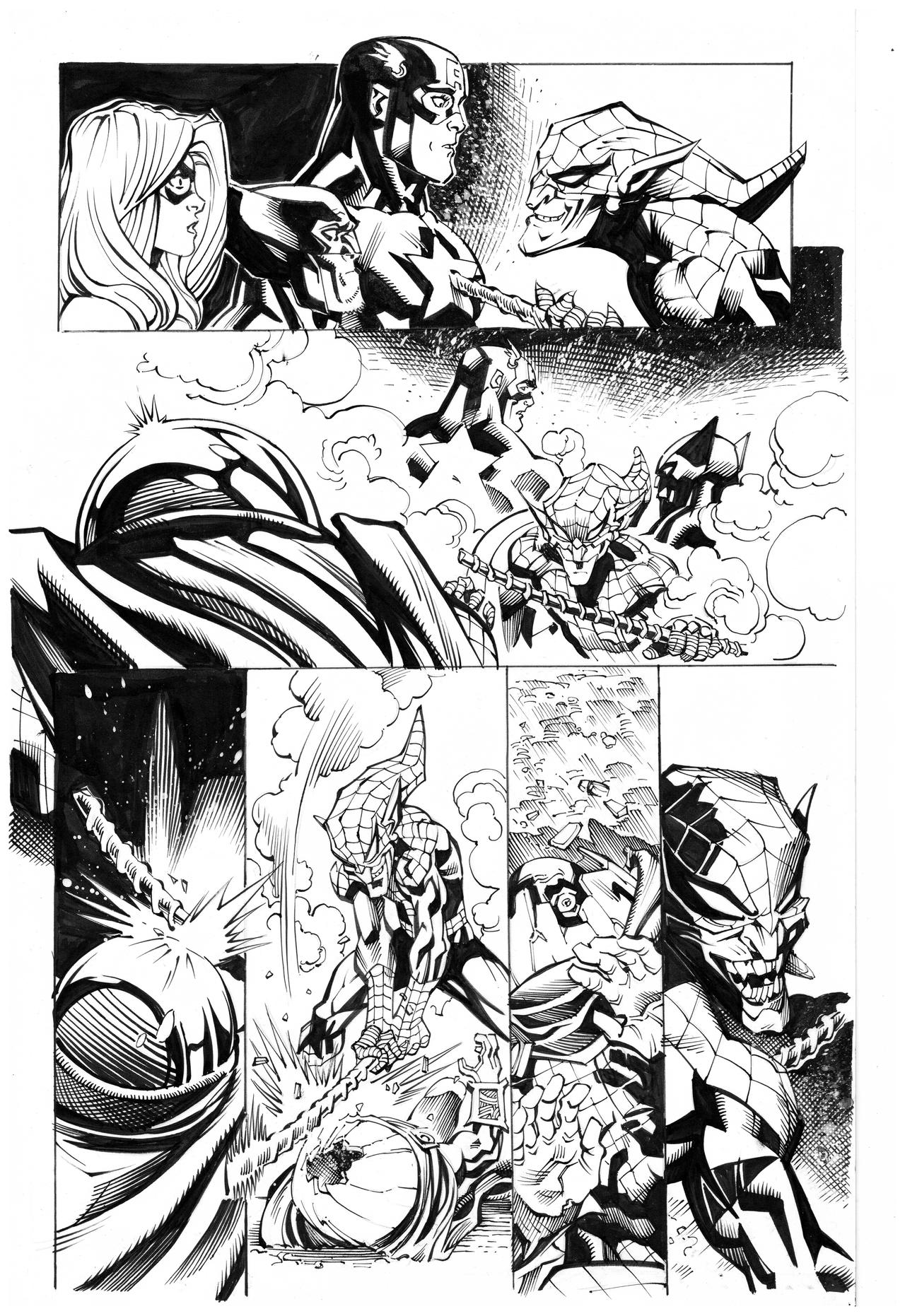 Spidey By Ed Mcguiness, inks by Curiel