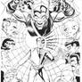 Spidey By Frenz, inks by Curiel