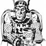 Loki By Kirby, inks by Curiel