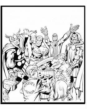Marvel By Kirby, inks by Curiel