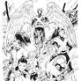 X Men Conver By Netho Diaz inks by Curiel