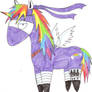 chibi- rainbow- ninja unicorn