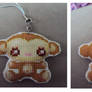 X stitch Monkey keychain