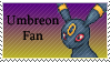 Umbreon Fan Stamp by rossmallo