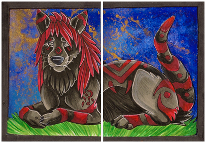 ACEO- Lunar Beast