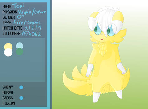 Topi Reference Sheet