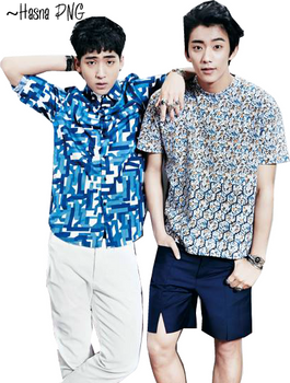 [Render] B1A4 Baro and Gongchan PNG