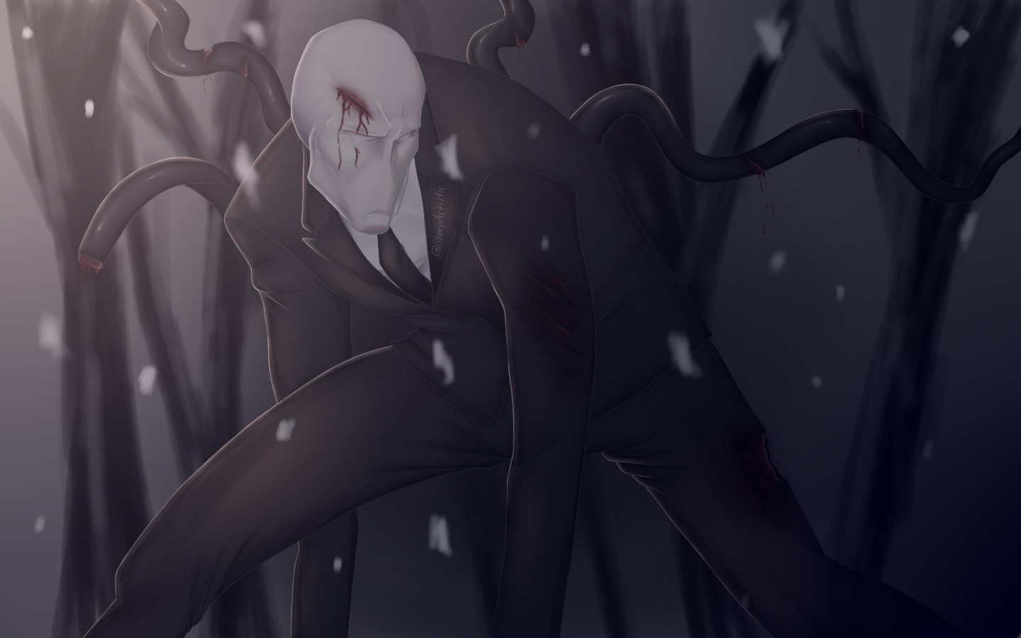 Slwenderman Slenderman Creepypasta by WeepingReapersScythe on DeviantArt