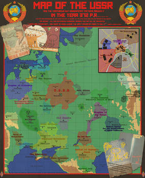 Fallout : Europe - A map of the Soviet Wasteland