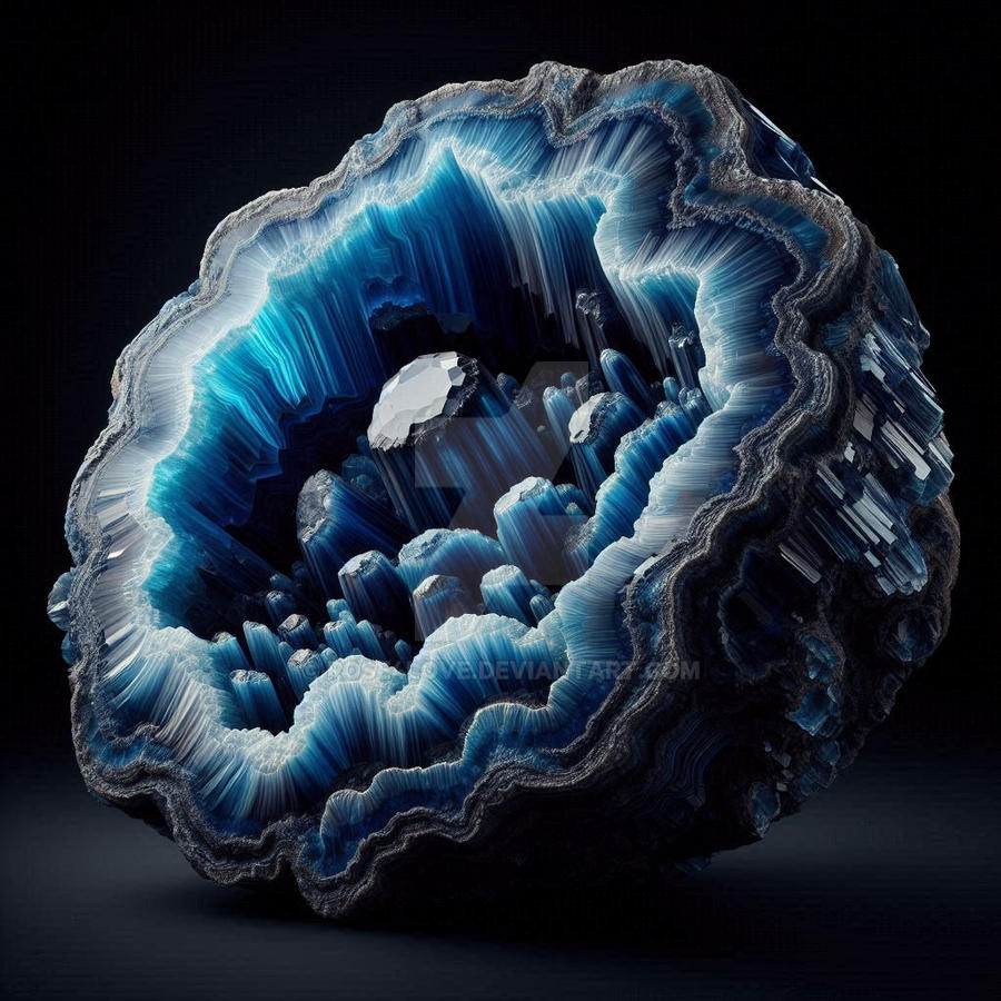 Geode Deviantart Blue geode by rose4love on DeviantArt