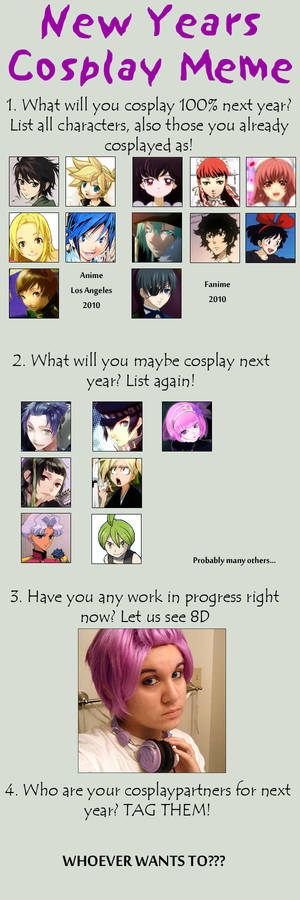 New Years Cosplay Meme