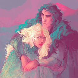 Color Challenge: Daenerys and Jon