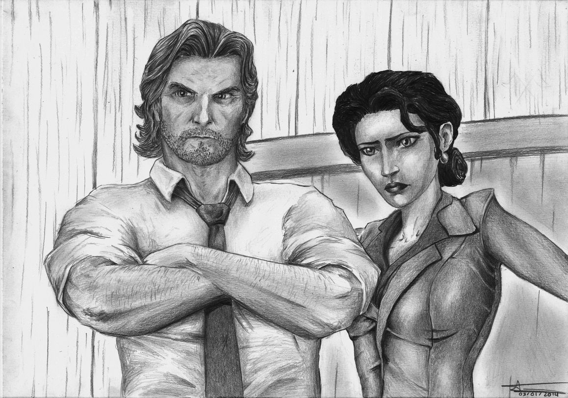 The Wolf Among Us - Bigby and Snow