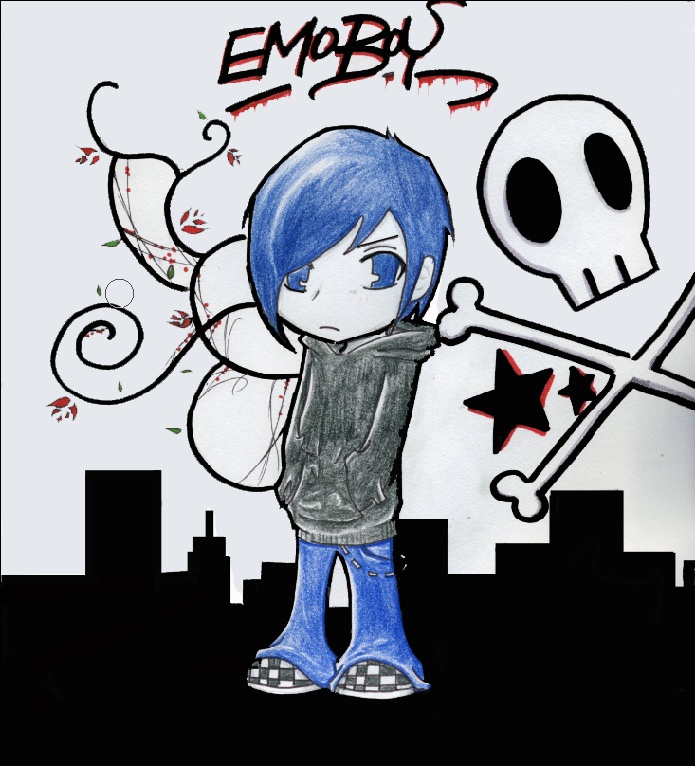 Emo Roblox boy by XxYukidrawsxX on DeviantArt