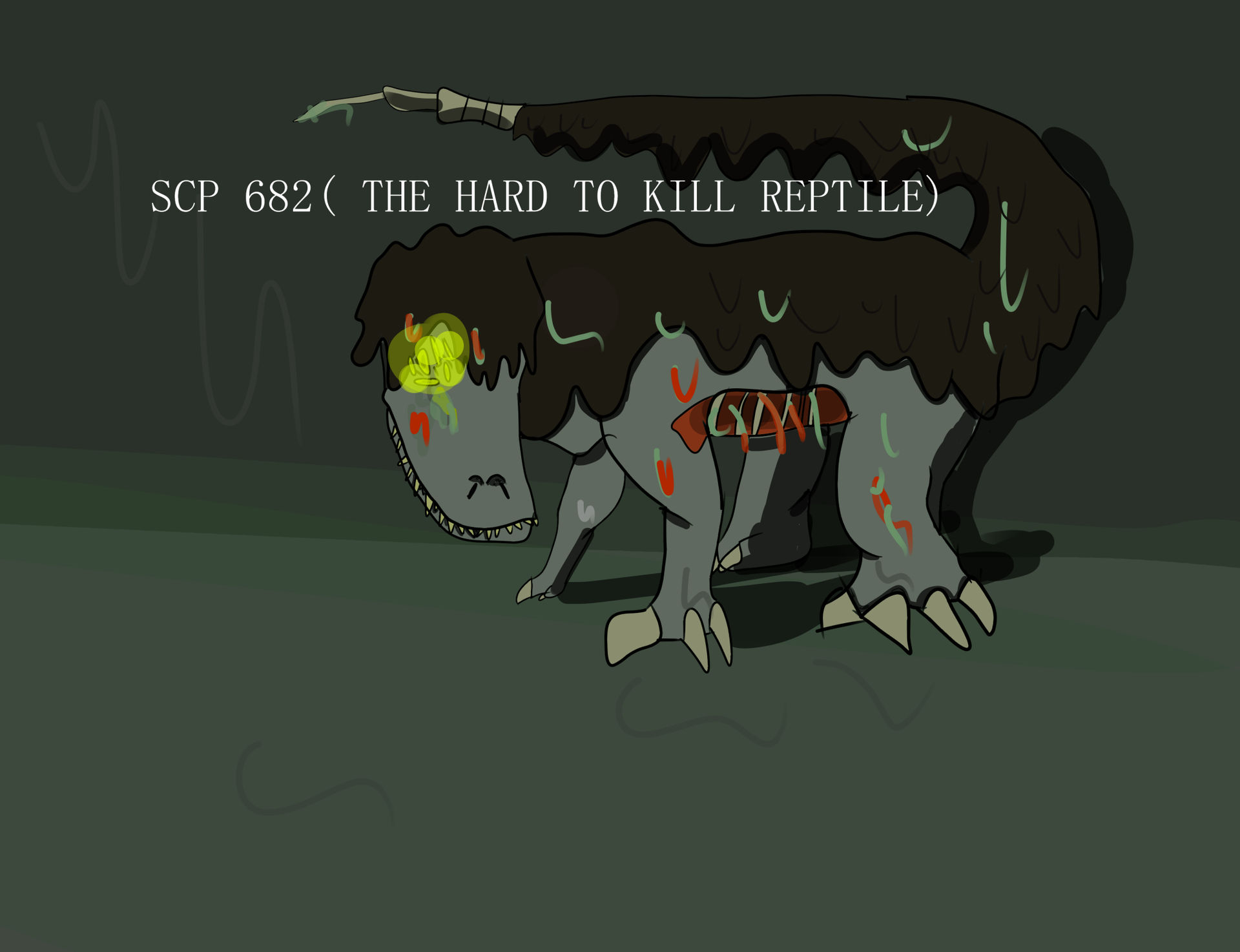 Scp 682 by JenckoByte on DeviantArt
