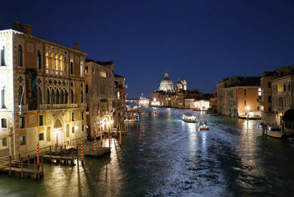 Venice at night