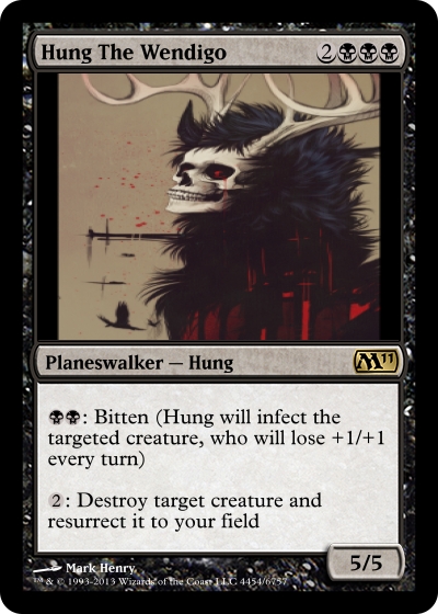 Fanmade Planeswalker: Hung The Wendigo by Death-Battle-Trooper on ...