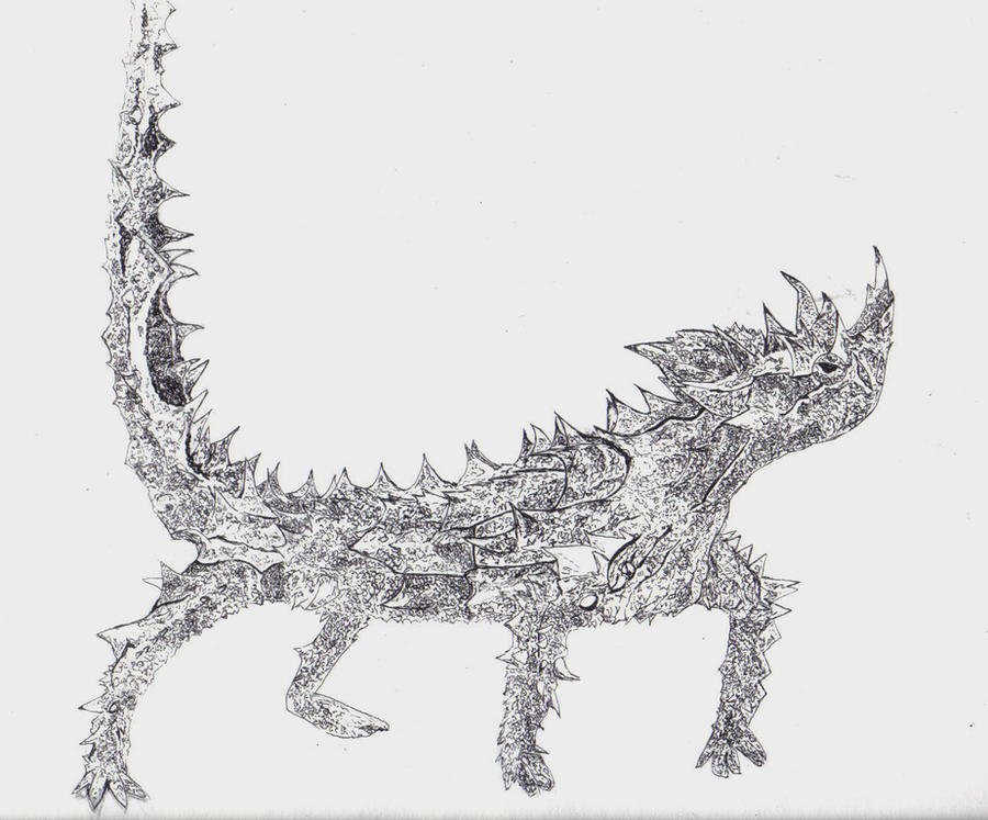 Moloch lizard by LadyKylin