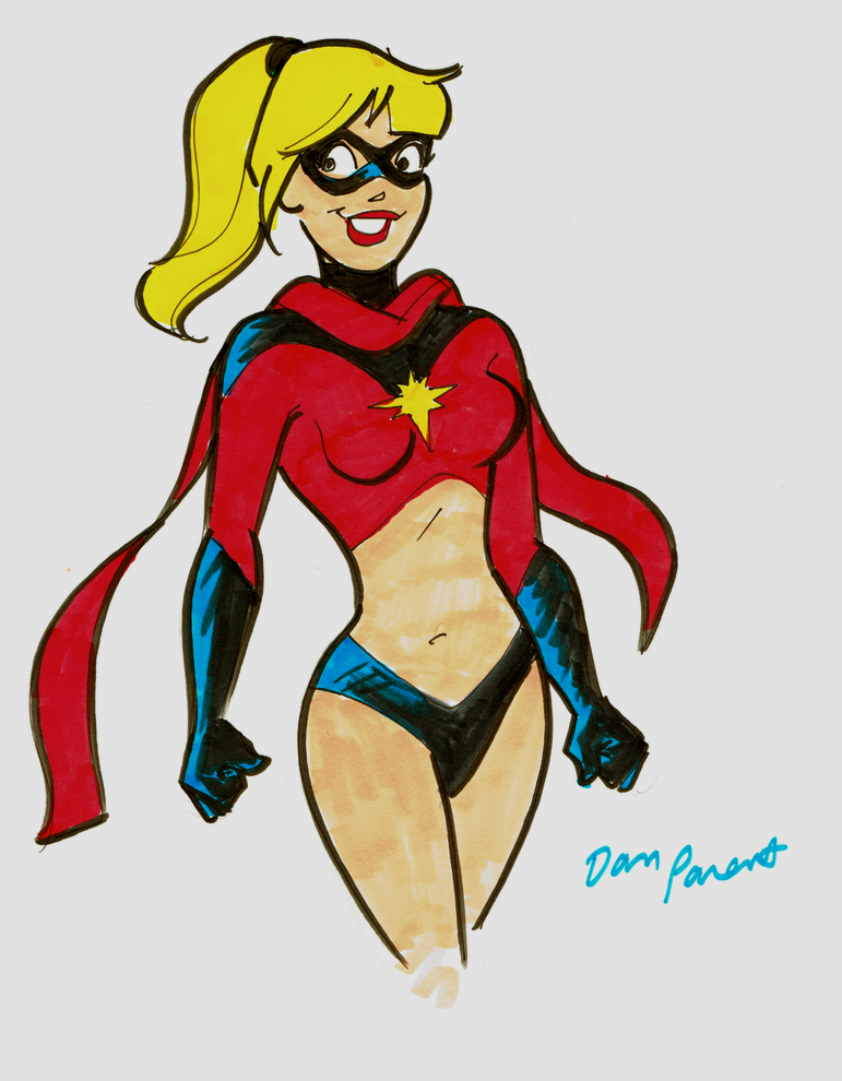 Betty as ms marvel by Dan Parent