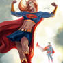 Supergirl Always Flexing  by ellinsworth