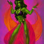 She-Hulk as Arabian Bellydancer by MSonia