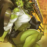 She-Hulk 3 by torqueartstudio