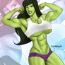 She Hulk By Roemesquita