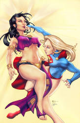 Tlaca Vs Supergirl By Colors Harpokrates