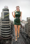 Giantess Bella Thorne 2 by Alberto62