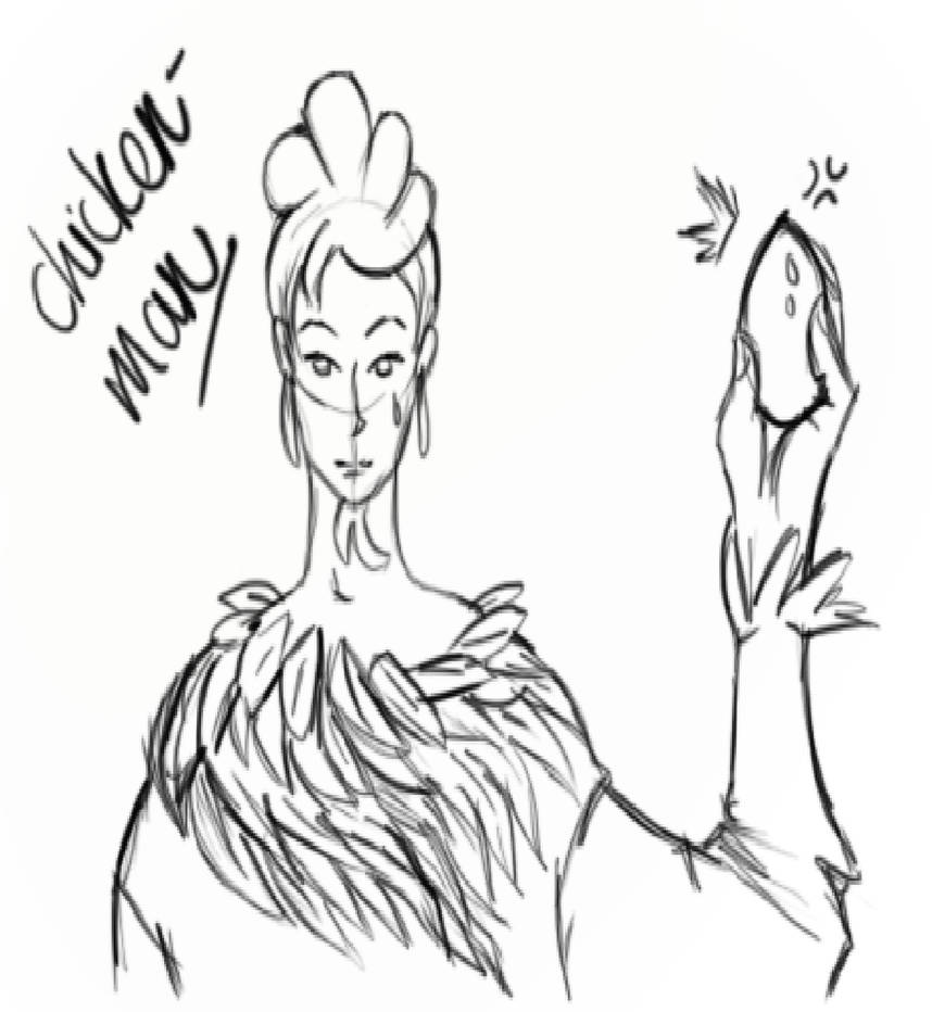 Chicken man by DawnHedgehog555 on DeviantArt