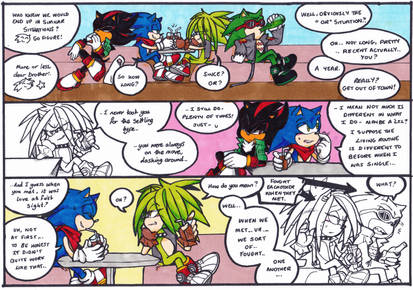 Sonic and Shadow Comic: Siblings part 13 by DawnHedgehog555 on