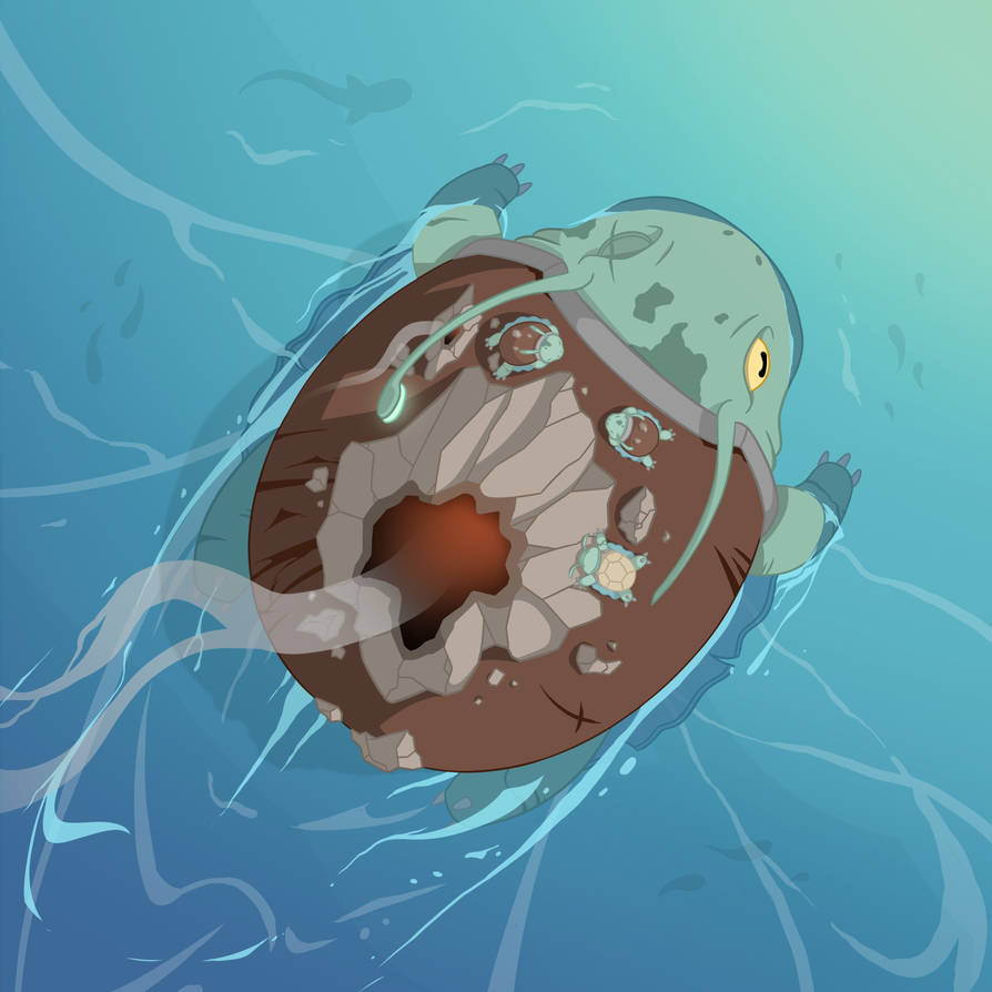 Turtle Frog Deviantart Vulcanic Turtle-Frog by peppowonga on DeviantArt