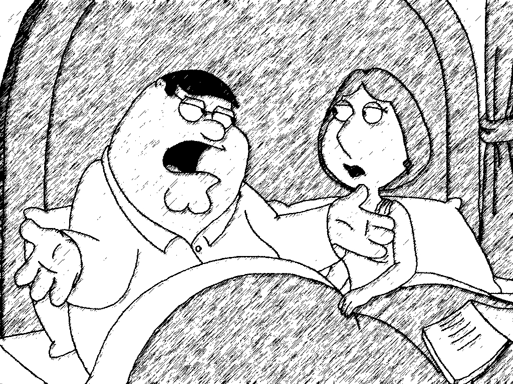 Family guy:'Peter and lois'