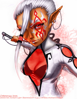 Cyberpunk Zelda Series: Impa