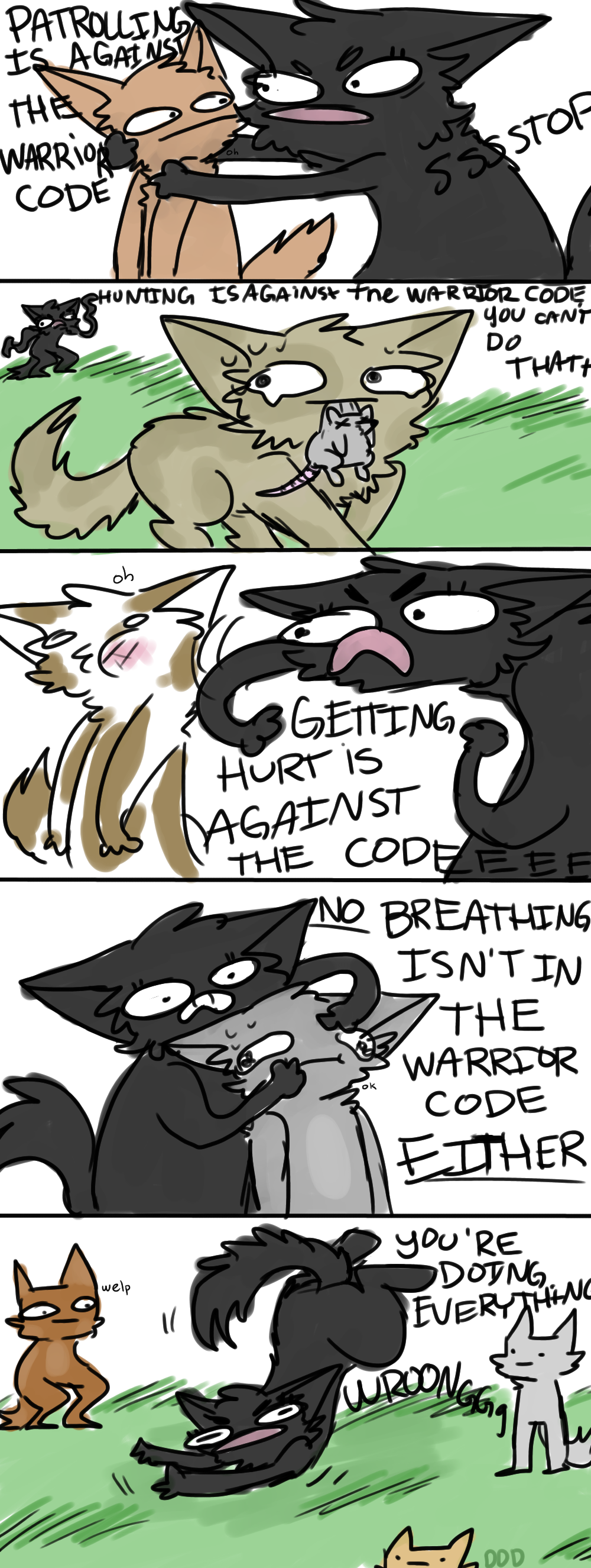 Warrior Cats] Broken Code AU by Goldenfox123 on DeviantArt
