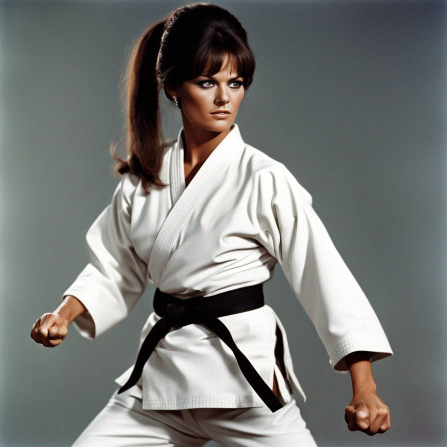 Claudia Cardinale Karate