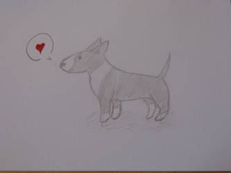 Chibi bull terrier