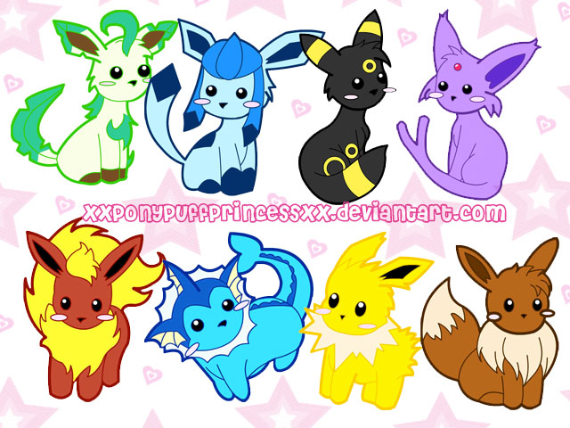 Eeveelution Keychains