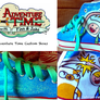 SOLD: Adventure Time Custom Shoes