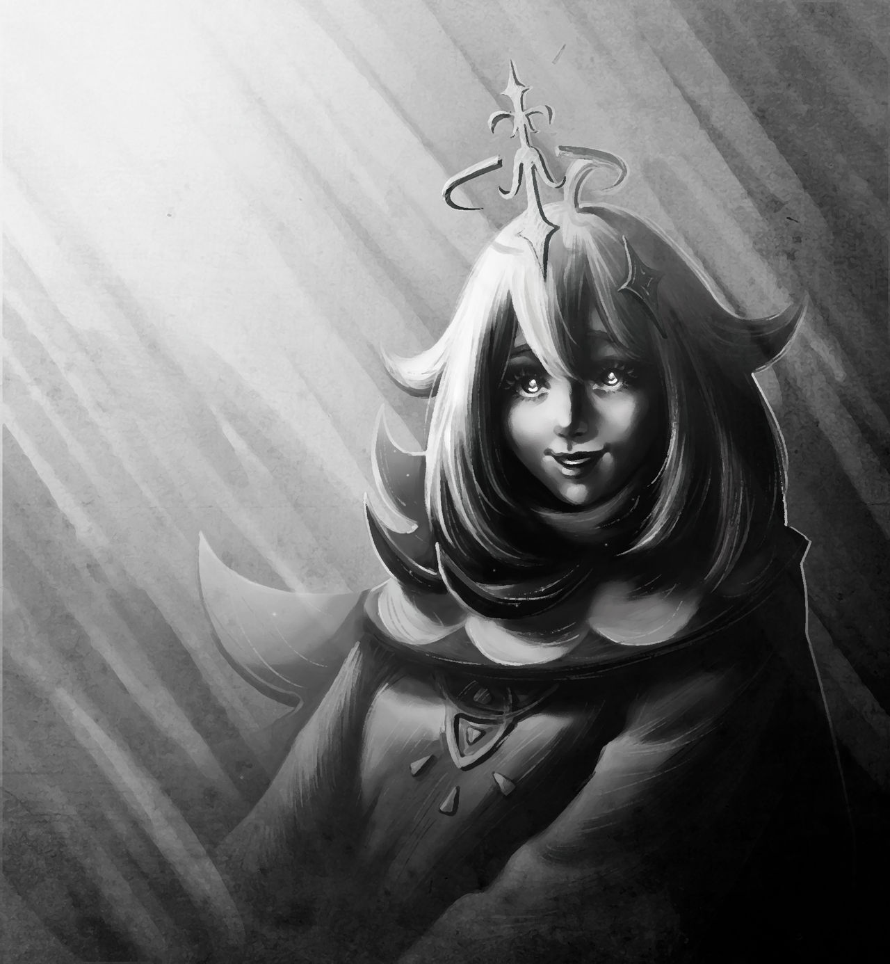 Paimon Writing Paimon by DiabolusRidens on DeviantArt