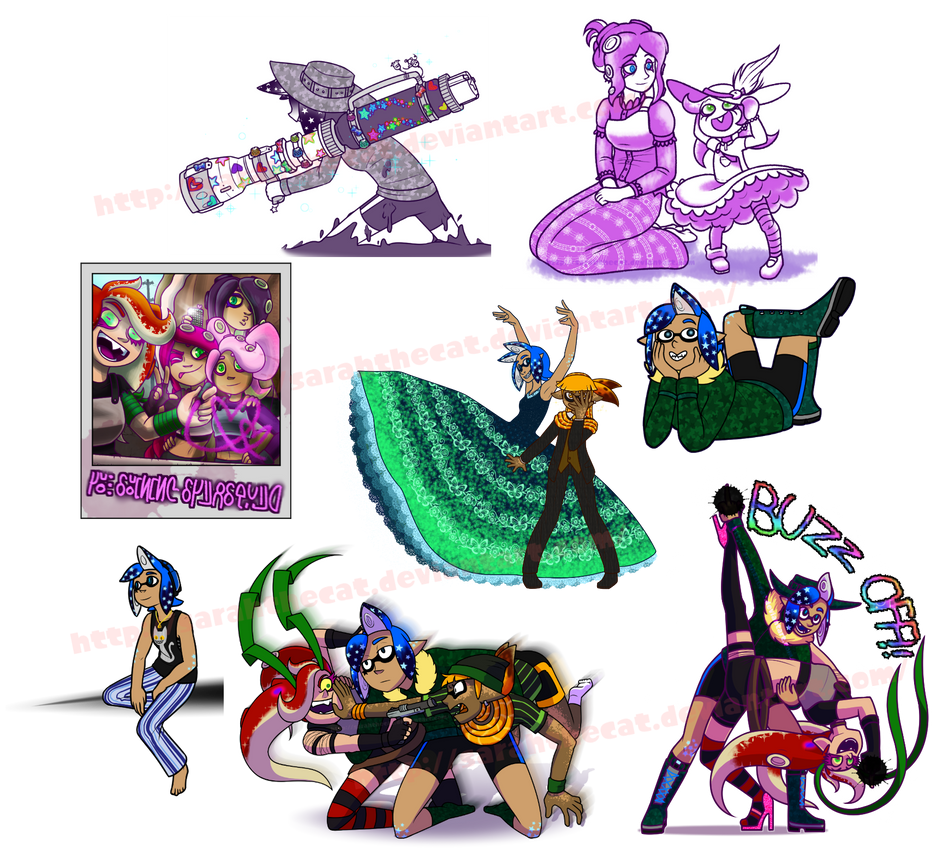 Splatoon Sea Deviantart -Splatoon- Seastars dump by sarahthecat on DeviantArt