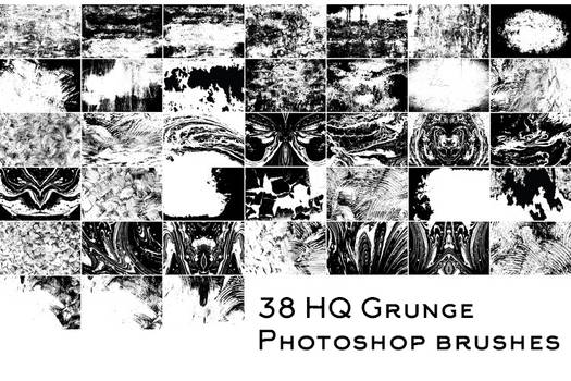 HQ Grunge texture brushes