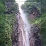 waterfall in caribean island