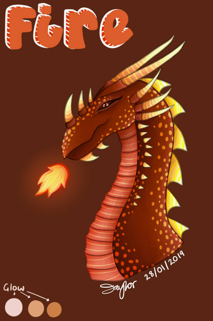 Fire Dragon design by TwinningAtLife on DeviantArt