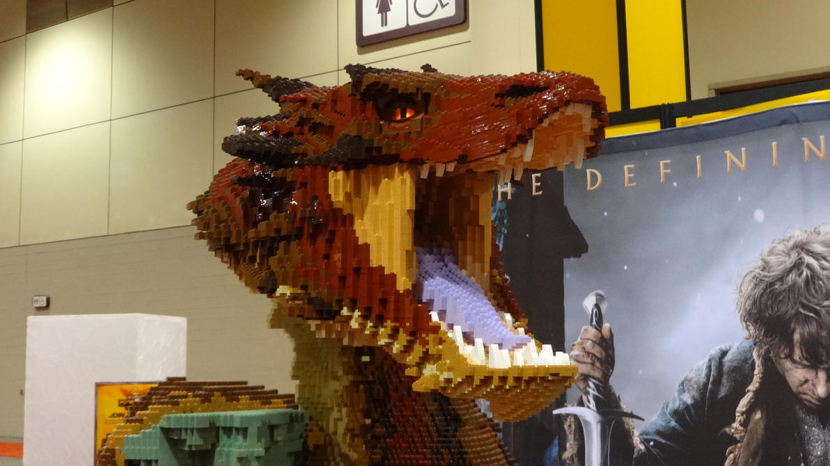 LEGO Hobbit дракон