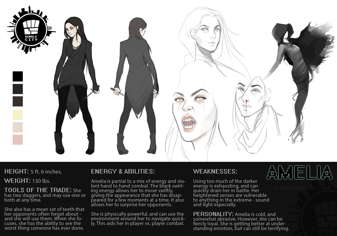 Amelia - OC Reference Sheet