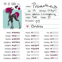 Prometheus OC card. 