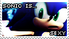 Sonic is Sexy Stamp