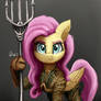 Fluttershy as Aquaman